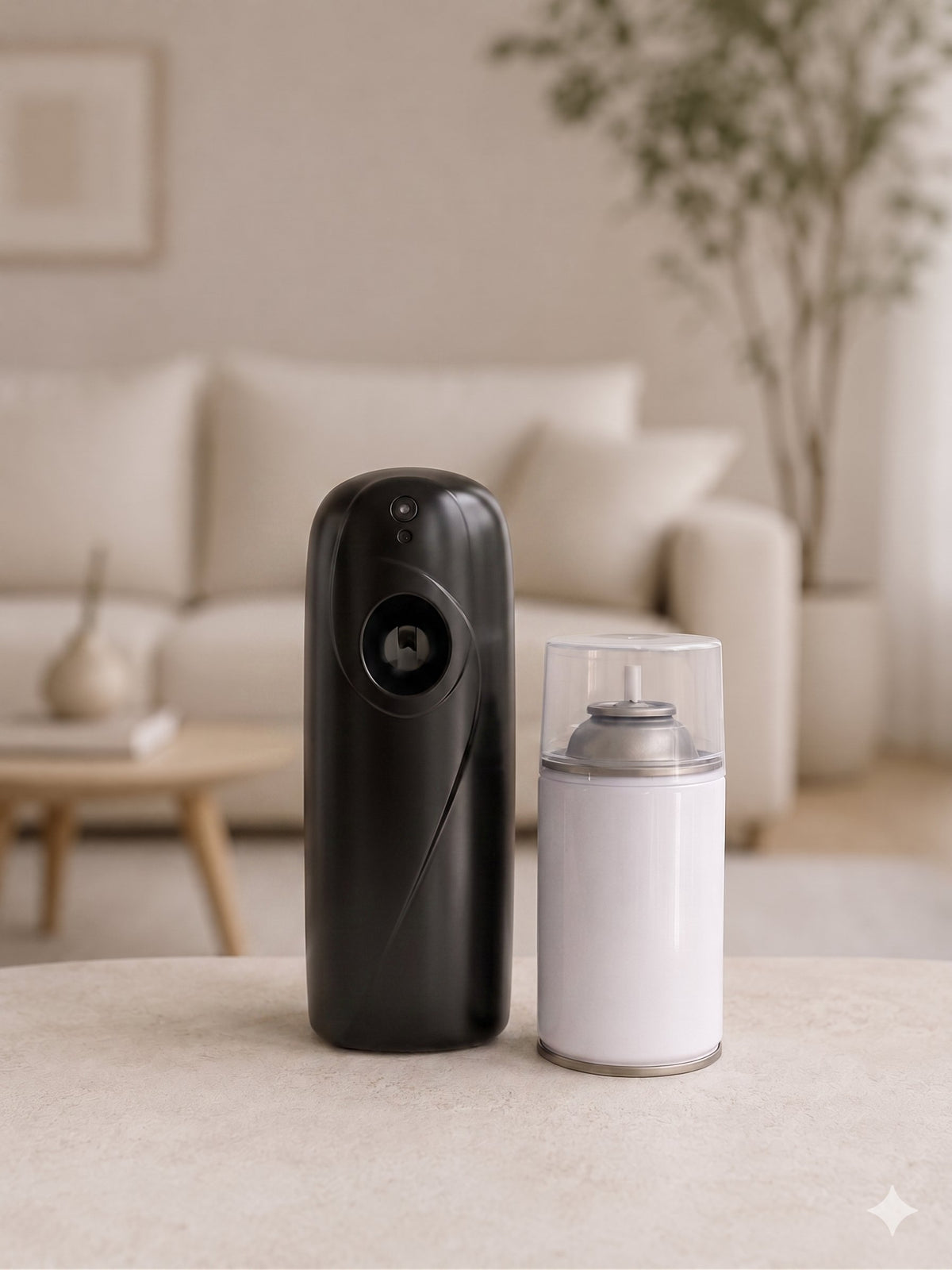 Aromatizador automático colgado en la pared